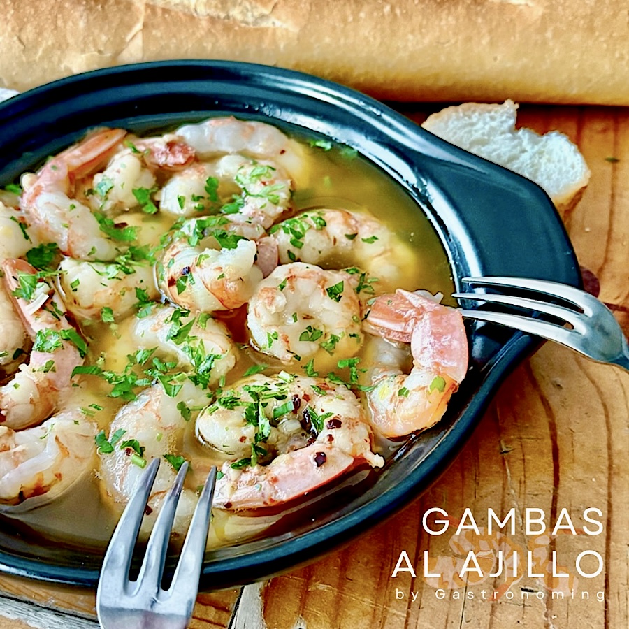 Gambas al ajillo, tradición española en una receta