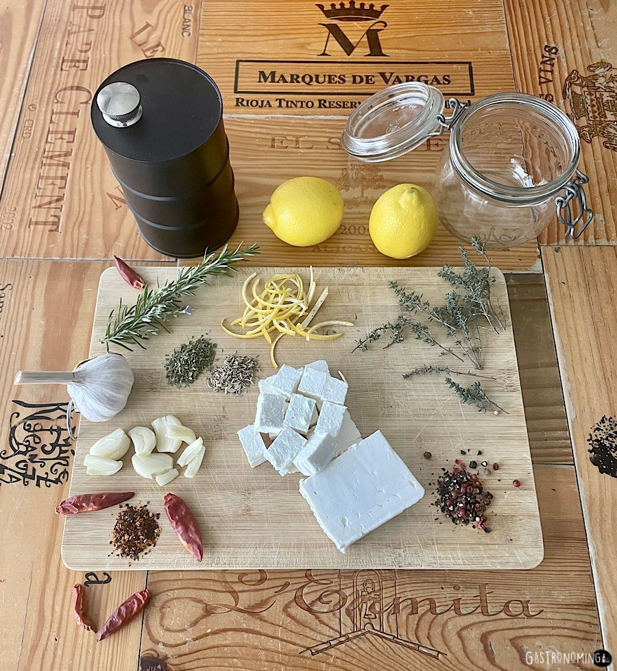 Queso Feta Marinado En Aceite De Oliva - Gastronoming