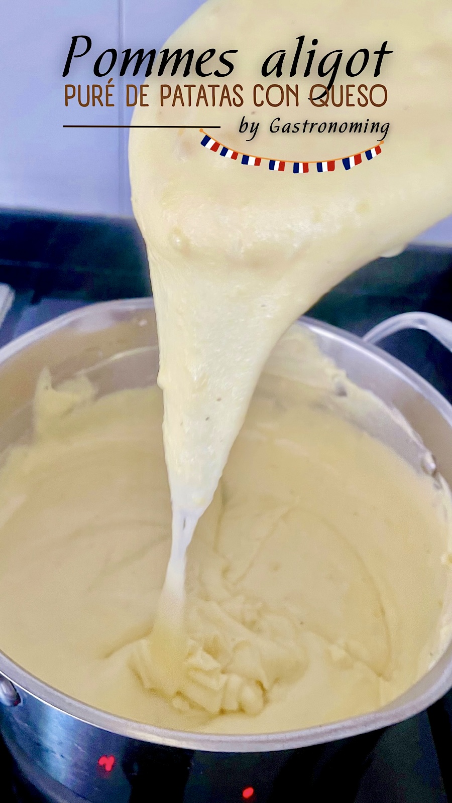 Pommes aligot, puré de patatas con queso